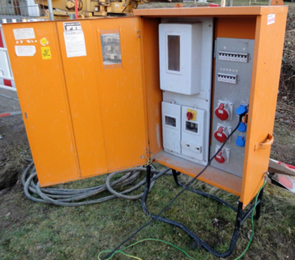 Baustromkasten bei Relais Elektrohandwerk GmbH in Elstra OT Rauschwitz
